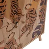 A close-up view of a cabinet with a tiger print. Produktbild-Vorschau