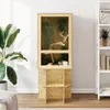 vidaXL Terrario marrone 50 x 50 x 80 cm OSB Anteprima dell’immagine prodotto 4