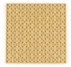 A flat lay of a beige LEGO baseplate with a grid pattern of circular and square indentations. Produktbild-Vorschau