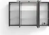 A modern, wall-mounted bathroom cabinet with mirrored doors and internal LED lighting. Náhled obrázku produktu