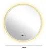 ZELURXX Specchio da bagno rotondo a LED con cornice in Anteprima dell’immagine prodotto 7