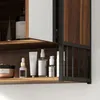 HOMCOM Armoire murale salle de bain avec miroir, 56 x 65 Voir les images du produit 9