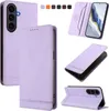Hülle für Samsung Galaxy S25 FE, Retro Kunstleder Ständer Produktbild-Vorschau 2