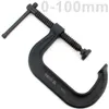 Yato YT-6422 Klemme C Klemme 10 cm Schwarz Produktbild-Vorschau 4