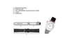 Eulit Fancy Fashion Uhrenarmband rot Rindsleder genarbt Produktbild-Vorschau 2