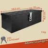 Deichselbox Schwarz Werkzeugkasten Truckbox Alu Box Produktbild-Vorschau 8