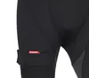 A close-up view of a black CCM compression short jock, showing the brand logo and padded areas. Náhled obrázku produktu