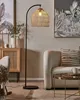 BELIANI Stehlampe Natürlich Beige Rattan und Metall 165 cm Produktbild-Vorschau 2