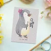 Mr. & Mrs. Panda Postkarte Zahntechnikerin Herz - Grau Produktbild-Vorschau 2