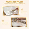 PawHut Vogelkäfig Klappbar Vogelhaus mit Holzsitzstange, 2 Produktbild-Vorschau 6