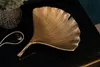 riess-ambiente Dekorative Schale GINKGO 35cm gold Metall Produktbild-Vorschau 4