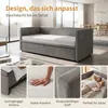 INONEFT, denná posteľ 90x200 cm / 180x200 cm, rozťahovacia Náhľad obrázku produktu 3