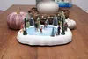 LED Weihnachts Dorf Szene Eisbahn - 32 x 24 cm - Produktbild-Vorschau 2