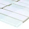 Keramik Glas Mosaikfliesen Romana Weiss Glänzend Produktbild-Vorschau 1