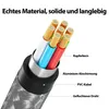 USB-C zu Iphone Kabel 480M 60W mit Metall Stecker in Grau Produktbild-Vorschau 5