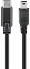 USB-C 2.0 Kabel, C Stecker  Mini B Stecker, schwarz - Produktbild-Vorschau 5