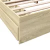 Möbel Bettgestell mit Schubladen Sonoma-Eiche 180x200cm Produktbild-Vorschau 7