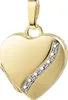 Herz Medaillon 585 Gold 14 Karat bicolor Bilderamulett für Produktbild-Vorschau 1