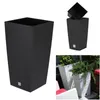 Blumentopf + Einsatz Blumenkübel Rattan RATO SQUARE DRTS400 Produktbild-Vorschau 2