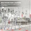 STANEW Aluminium Teleskopleiter Multifunktionsleiter 5.1 M, Produktbild-Vorschau 2