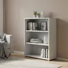 Półka - biała - 89 x 113 cm - z 3 przegrodami Podgląd zdjęcia produktu 12
