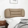 Design Kopfteil-Kissen Cappuccino-Braun 100 cm Kunstleder, Produktbild-Vorschau 4