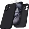 ORNARTO iPhone 16 Hülle Silikon Kameraschutz 2 Schutzfolien Produktbild-Vorschau 1