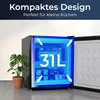 KLAMER Minigefrierschrank 31 L Schwarz, Kleiner Produktbild-Vorschau 4