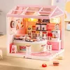 DIY Miniatur Bubble Tea Shop Bastelset Diorama Puppenhaus Produktbild-Vorschau 4
