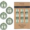 Weihnachtskugeln Glas 6cm 30 Stück - Mild Sage Produktbild-Vorschau 1
