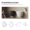 EMKE Závěsné WC bezokrajové, keramické, úspora vody, přímé Náhled obrázku produktu 10