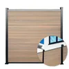 WPC plot Kronos s robustními hliníkovými sloupky 180x180 cm Náhled obrázku produktu 1