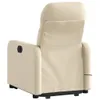 Massagesessel mit Aufstehhilfe Creme Stoff Produktbild-Vorschau 4
