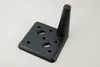 4er Set Schwarze Metallmöbelbeine - 10 cm Höhe, Matt Produktbild-Vorschau 2