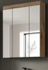 Bad Spiegelschrank "Willow" in Eiche, Badschrank 3-türig / Produktbild-Vorschau 1