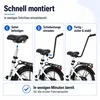 Puky Fahrradlernhilfe Sattel mit Schiebestange black TOP Produktbild-Vorschau 4