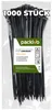 PACKIVO Kabelbinder, Schwarz - 300mm x 4,8mm, 1000 Produktbild-Vorschau 2
