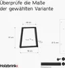 HOLZBRINK Tischbeine Trapez für Couchtisch / Sitzbank, Produktbild-Vorschau 7
