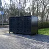 3 Mülltonnenboxen Modell No.5 Anthrazit komplett RAL7016 Produktbild-Vorschau 1