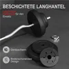 Yaheetech 20 kg SZ Curlset Langhantel-Set, Hantel-Set für Produktbild-Vorschau 6
