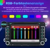 7palcové WIFI autorádio GPS NAVI BT pro Golf Passat Seat Náhled obrázku produktu 3