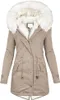 Winterjacke Damen Lang - Warmer Mantel mit Kapuze, Produktbild-Vorschau 1
