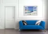 Wallario Premium Glasbild mit Fensterrahmen, freischwebende Produktbild-Vorschau 2
