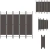 vidaXL 5-tlg. Raumteiler Anthrazit 200 x 180 cm -  Produktbild-Vorschau 1