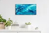 Wandbild Leinwand Bilder Wanduhr Geräuschlos 60x30 Malerei Produktbild-Vorschau 3