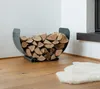 Porte bûches demi-lune TURYN 80cm en acier Voir les images du produit 16