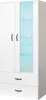 Sweiko 16 Farben LED-beleuchtete Vitrine, 2 Türen, Produktbild-Vorschau 11