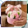 Seifenrosen in einer Blumenbox für einen Geschenkstrauß Produktbild-Vorschau 3