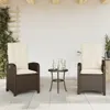The Living Store Gartensessel mit Kissen 2 Stk. Verstellbar Produktbild-Vorschau 2