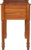 vidaXL Schreibtisch mit Schubladen 110x50x76 cm Massivholz Produktbild-Vorschau 3